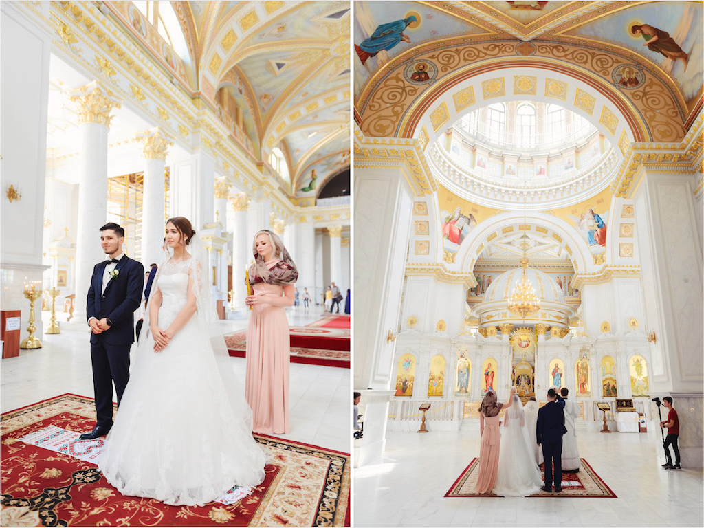 Венчание в Преображенском соборе в Одессе 